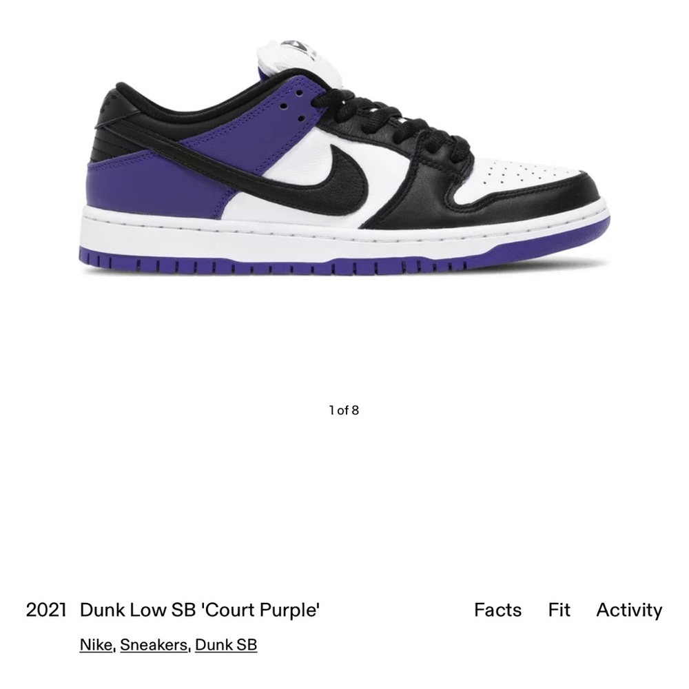 2021 Dunk Low SB 'Court Purple'